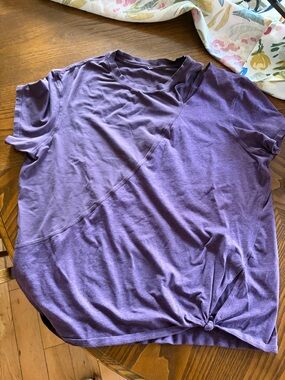 #190 Lululemon LA relaxed Cut-Out Short Sleeve Tee t69.